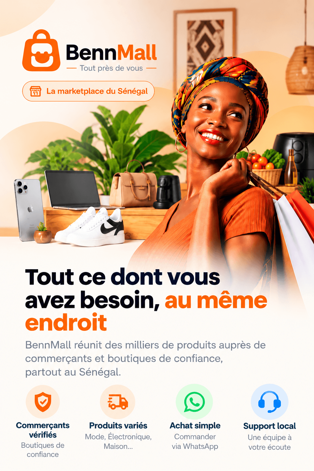 BennMall, la marketplace du Sénégal : tout ce dont vous avez besoin, au même endroit